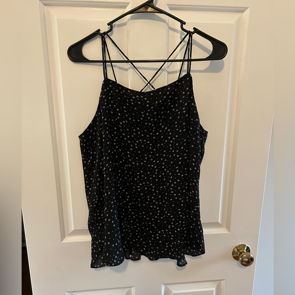 LOFT dainty pattern design shirt blouse